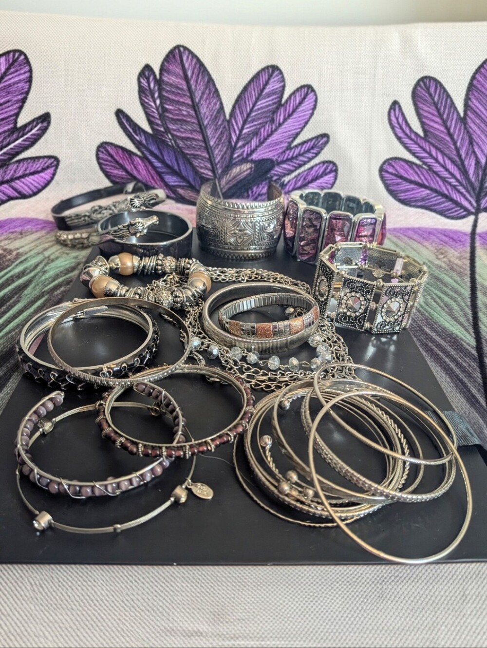 ✨ Ultimate Bohemian Silver Statement Bracelet Lot ✨ - Picture 12 of 12